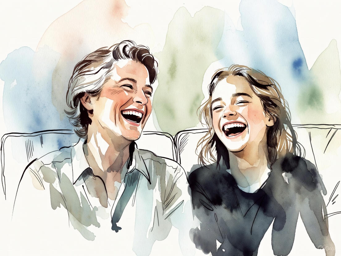 Parent smiling at teen after a small win