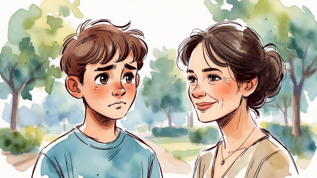 Teen looking out a window, thinking about a friendship